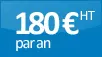 180,00 ? HT par an